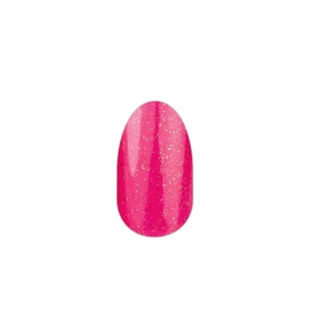 Color Street | All Fun and Fiesta, flirty magenta shade coated in pink glitter